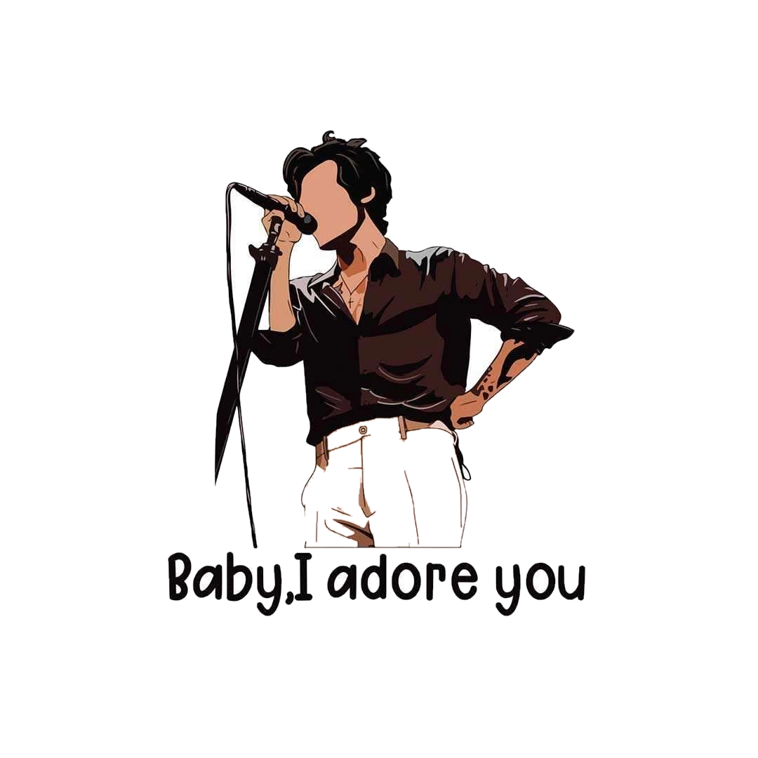 Baby, I adore you Sticker